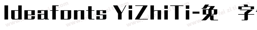 Ideafonts YiZhiTi字体转换